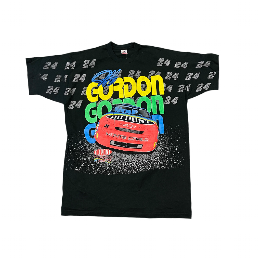 80's NASCAR Dupont Jeff Gordon T-shirt