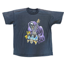 Load image into Gallery viewer, 80s Grim Reaper Skeleton Axe Shirt
