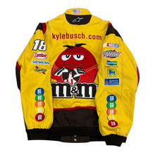 Load image into Gallery viewer, NASCAR Kyle Busch x Jeff Hamilton Design M&amp;M’s Racing Jacket
