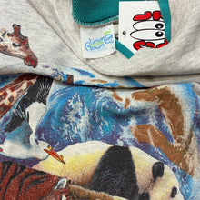 Load image into Gallery viewer, 90’s Habitat Live &amp; Let Live Animal T-shirt

