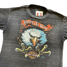 Load image into Gallery viewer, 1985 3D Emblem Born to be Wild Harley Davidson T-shirt
