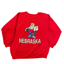 Load image into Gallery viewer, 80’s Nebraska Cornhuskers Red Crewneck

