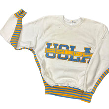 Load image into Gallery viewer, 80’s UCLA Bruins Striped Crewneck
