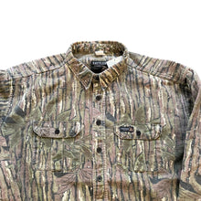 Load image into Gallery viewer, 90’s Rattlers Brand Camouflage Shirt
