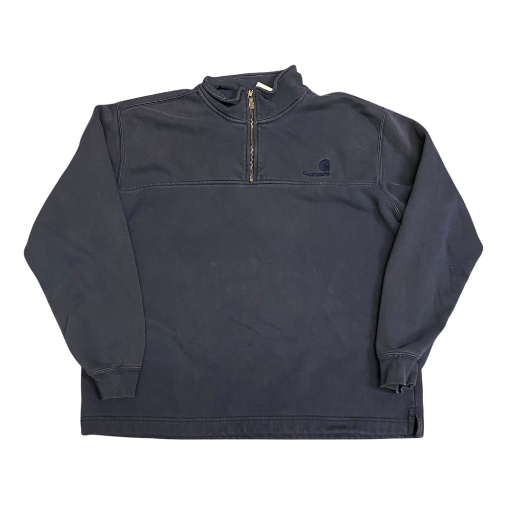 2000's Carhartt Quarter Zip Crewneck