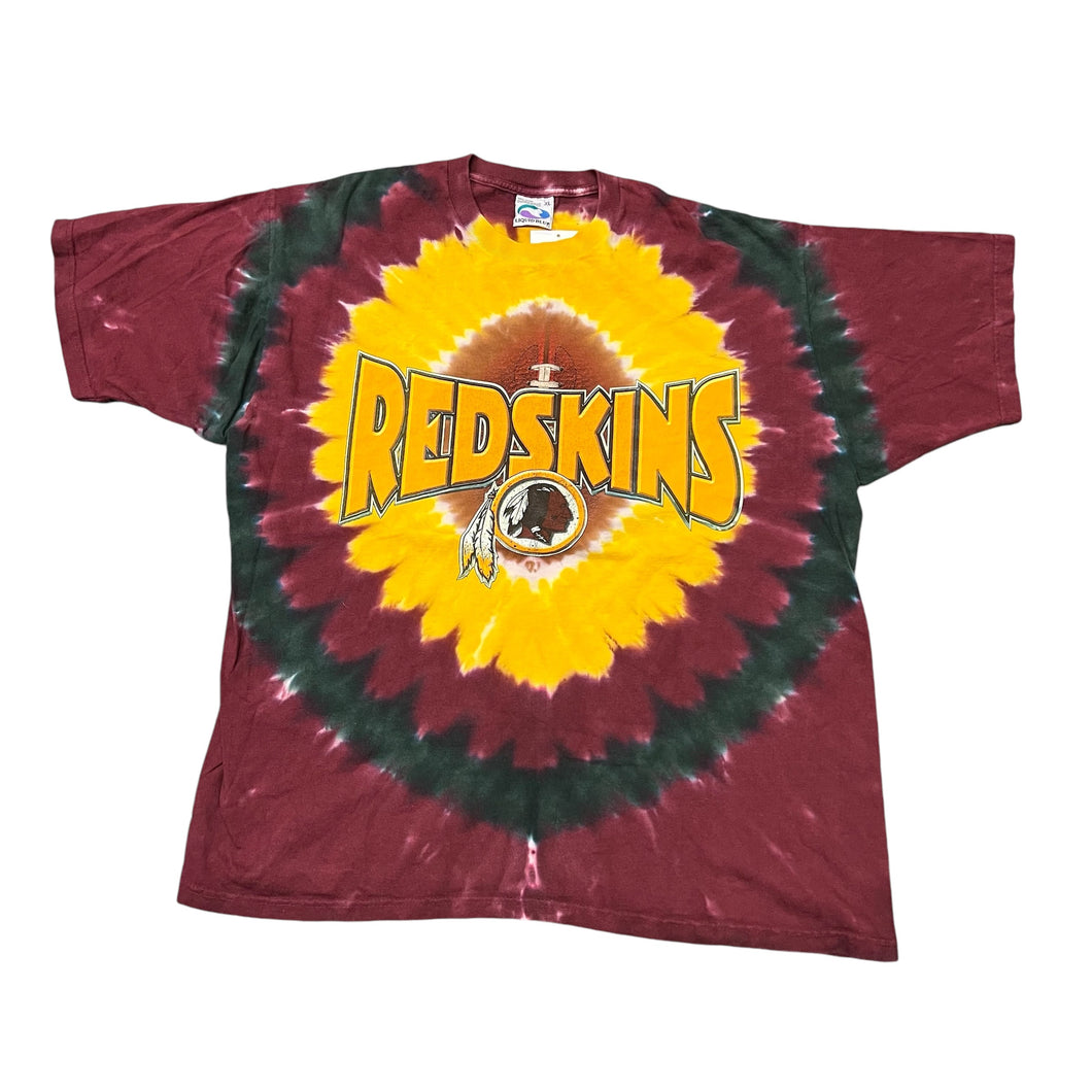 Vintage Washington Redskins Liquid Blue T-shirt