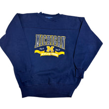Load image into Gallery viewer, Y2K Michigan Wolverines Spell-Out Crewneck
