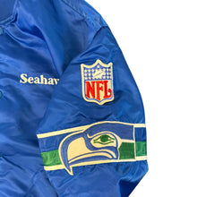 Load image into Gallery viewer, 90’s Seattle Seahawks Satin Starter Jacket
