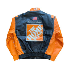 Load image into Gallery viewer, 90’s Tony Stewart NASCAR Jeff Hamilton Leather Jacket

