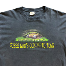 Load image into Gallery viewer, 1998 Godzilla “Guess Who’s Coming To Town” T-shirt
