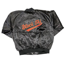 Load image into Gallery viewer, 80’s Black Ski Washington DC Satin Bomber
