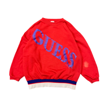 Load image into Gallery viewer, 90’s GUESS Logo Crewneck
