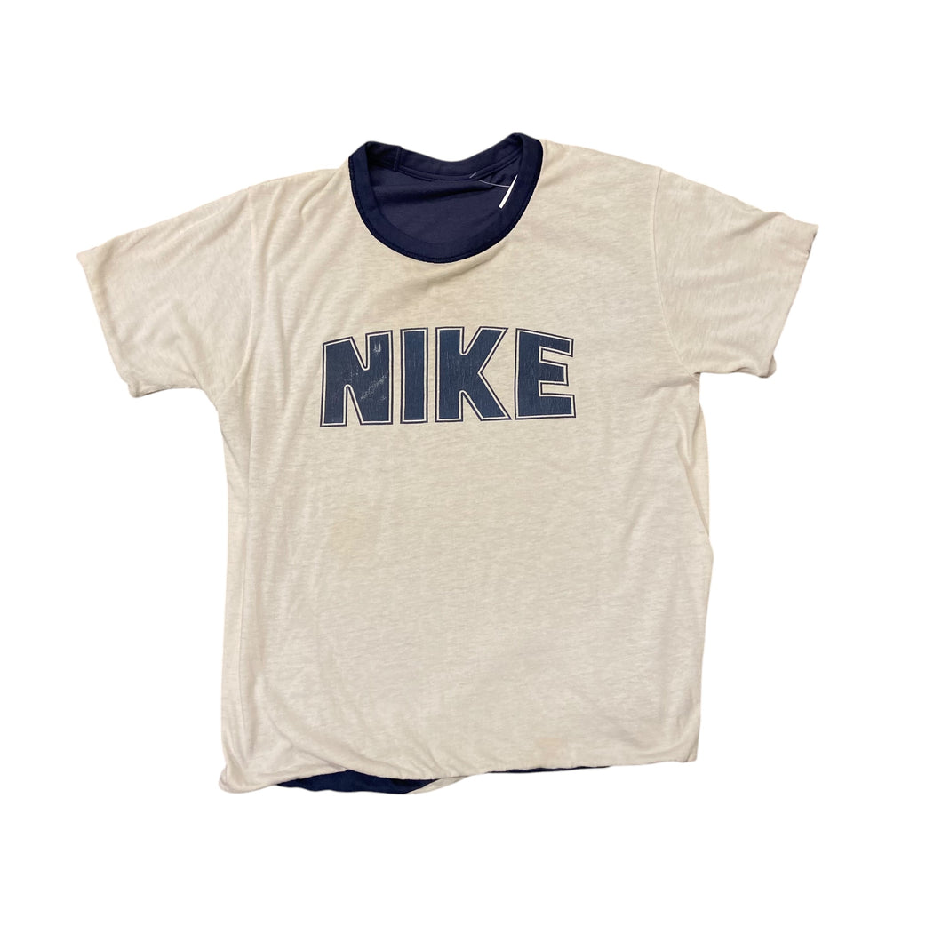 80's Nike Reversible Block Spell-Out T-Shirt