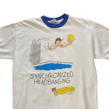 Load image into Gallery viewer, 1996 Stanley Beavis &amp; Butthead &quot;Synchronized Headbanging&quot; Ringer Shirt
