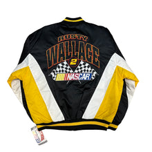 Load image into Gallery viewer, 90’s Nutmeg Rusty Wallace Bomber Jacket

