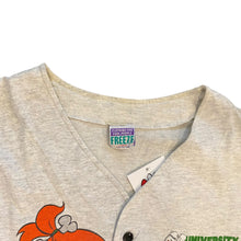Load image into Gallery viewer, 90&#39;s University of Miami Flintstones Baseball Shirt
