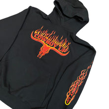 Load image into Gallery viewer, Y2K Cow Boy Up Flame Hoodie
