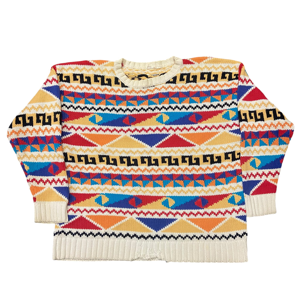 80’s Southwestern Style Knit Sweater