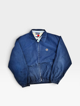 Load image into Gallery viewer, Vintage Tommy Hilfiger Harrington Navy Jacket
