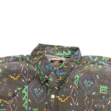 Load image into Gallery viewer, 80&#39;s Great Land Aztec Print Long Sleeves Button Up
