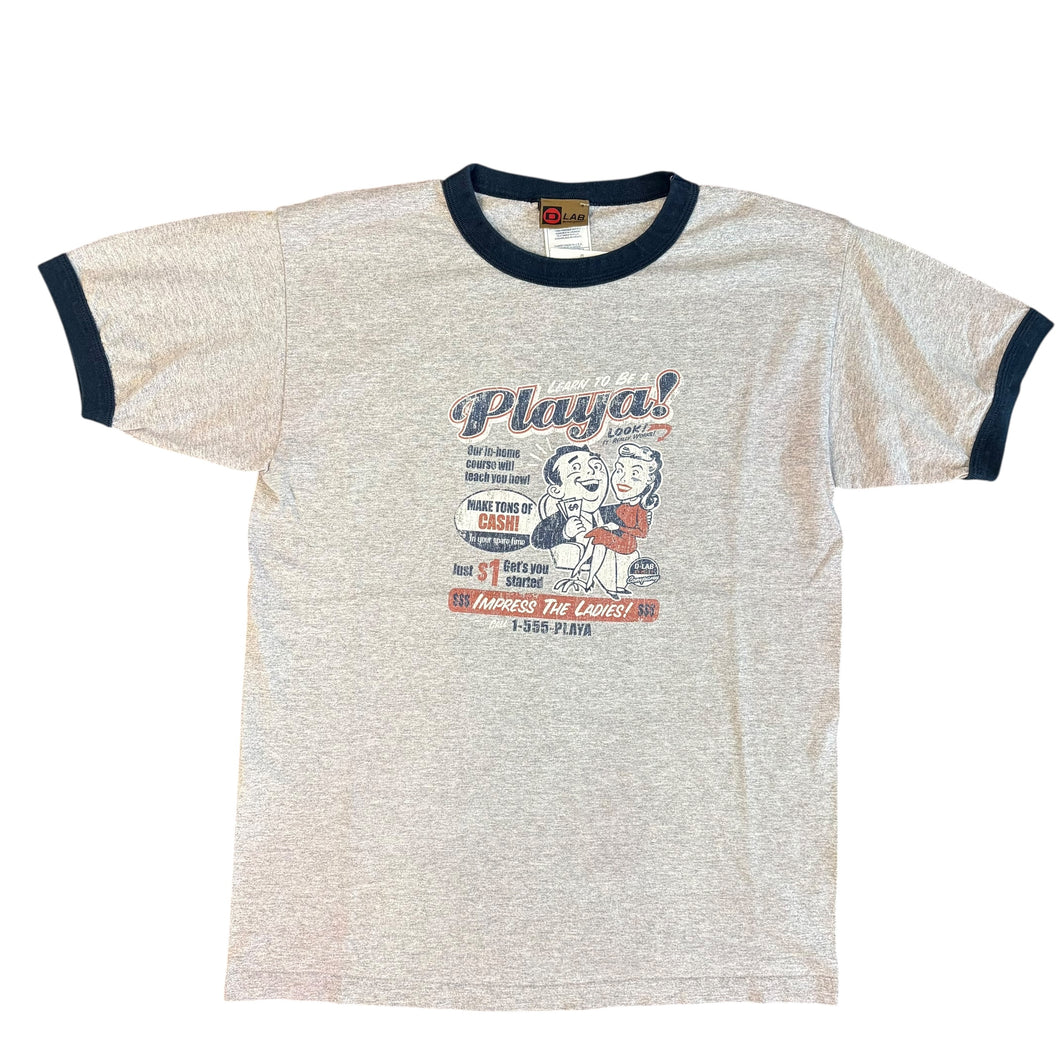 Y2K Learn To Be A Playa Ringer T-Shirt