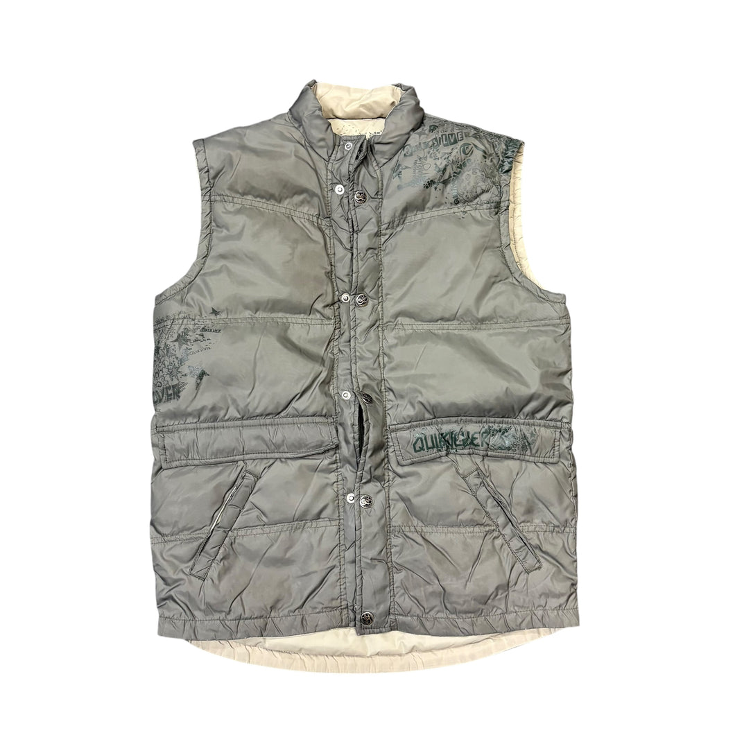 Y2K Quiksilver Puffer Vest