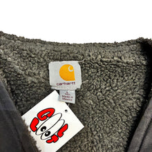 Load image into Gallery viewer, Carhartt Black Fleece Lined Vest
