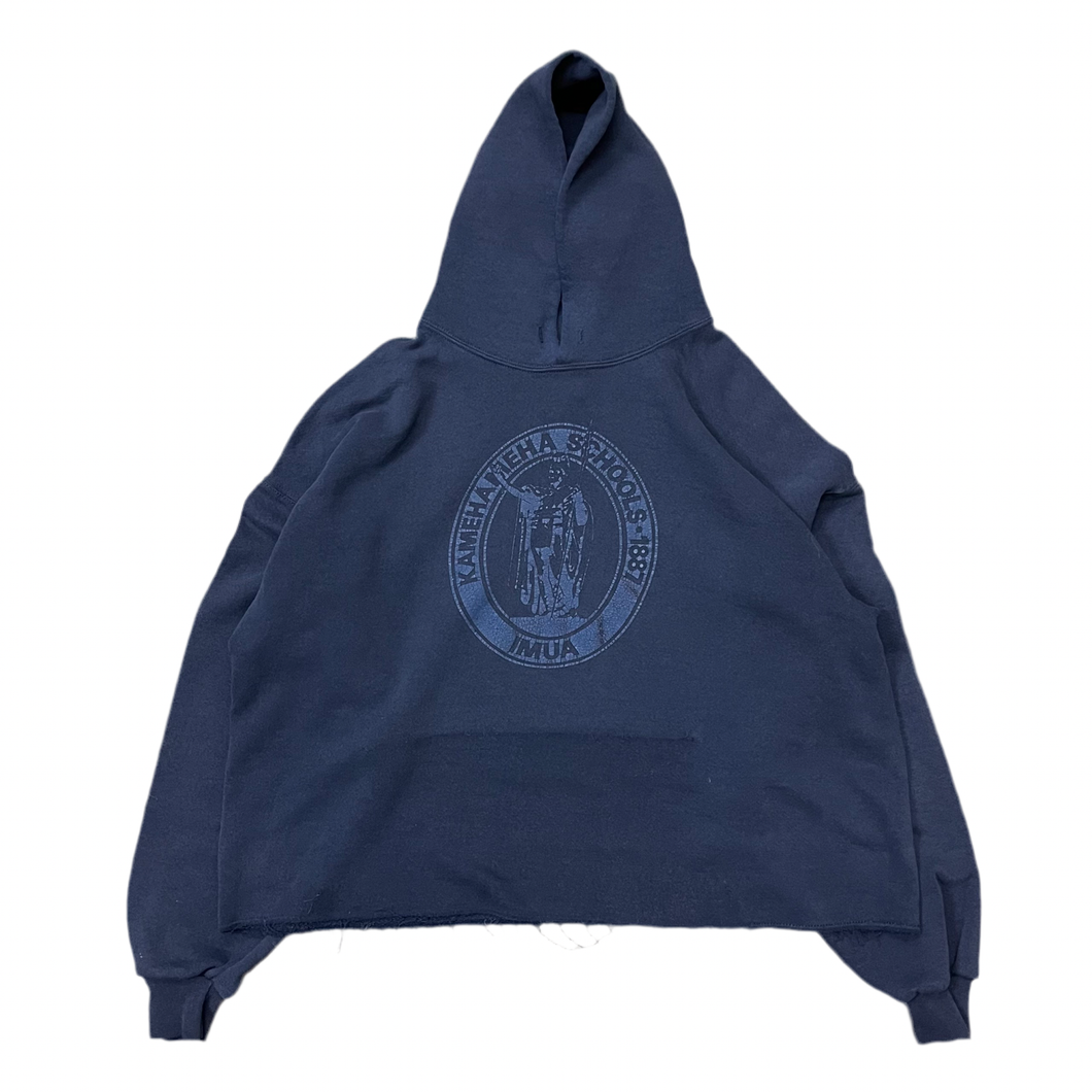 90’s Kamehameha School Cropped Hoodie