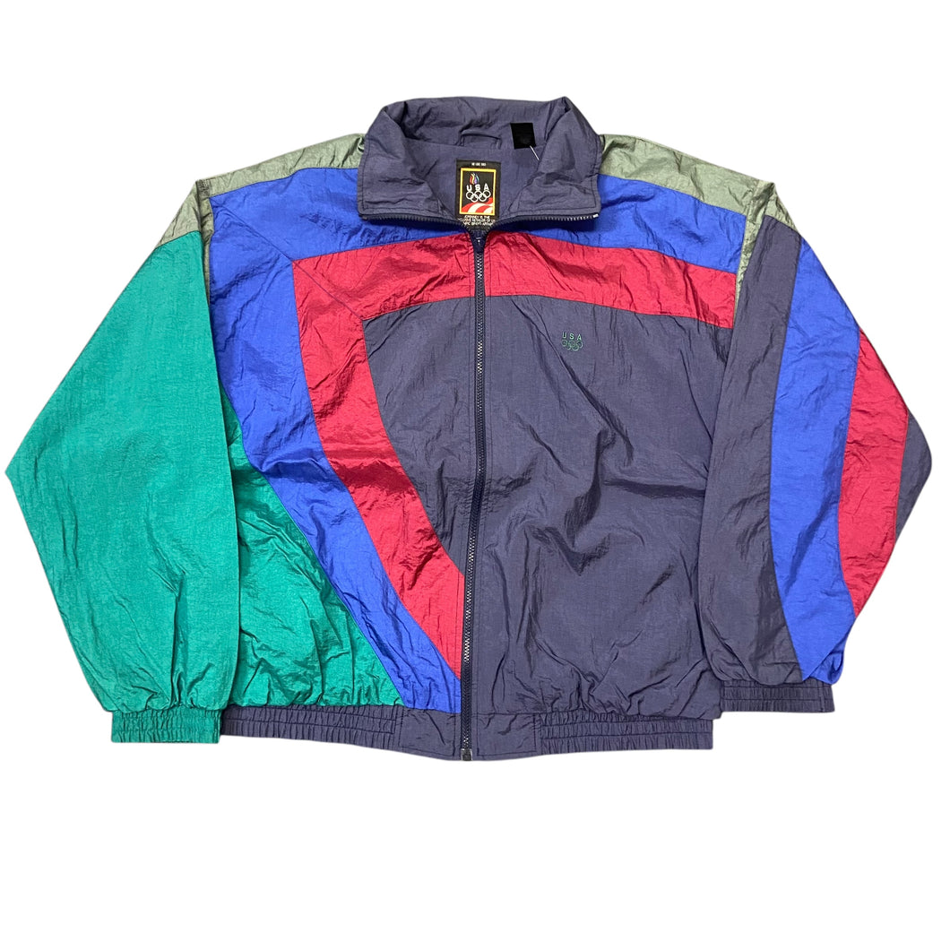 1996 USA Olympics Four Color Way Jacket