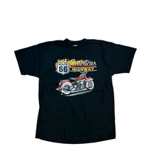 Load image into Gallery viewer, 90’s Route 66 American Highway Motorcycle T-shirt
