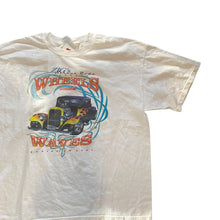 Load image into Gallery viewer, Y2K Hot Rod Wheels And Waves T-Shirt
