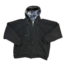 Load image into Gallery viewer, Vintage WEEDS Plaid Reversible Hoodie
