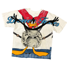 Load image into Gallery viewer, 1996 Looney Tunes Jeans &amp; Backpack AOP T-shirt
