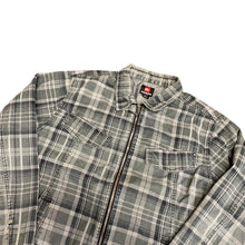 Load image into Gallery viewer, Y2K Quiksilver Plaid Zip Up Jacket
