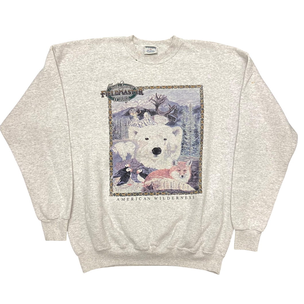 90's North American Field Master Wild Life Crewneck