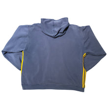 Load image into Gallery viewer, 90’s Adidas Pullover Navy Yellow Stripe Hoodie
