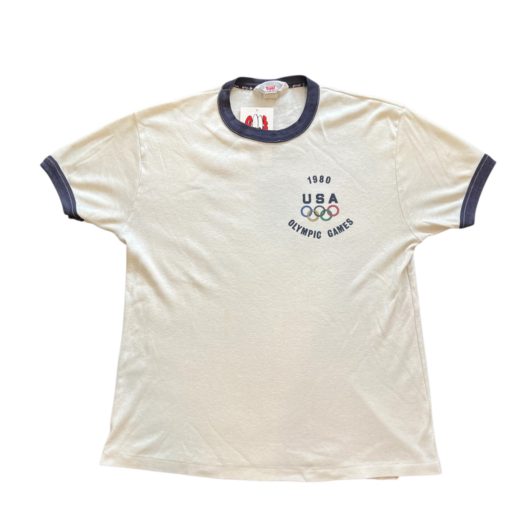 1980 USA Olympics Levis Ringer T-shirt