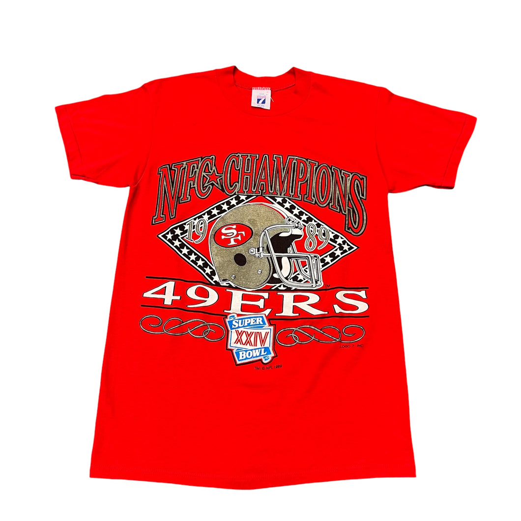 1989 San Francisco NFC Champs T-shirt