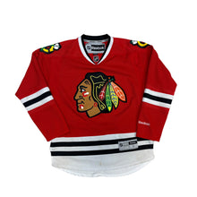 Load image into Gallery viewer, Vintage Reebok Black Hawks Jersey
