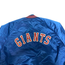 Load image into Gallery viewer, 90’s NY Giants Chalk Line Satin Jacket
