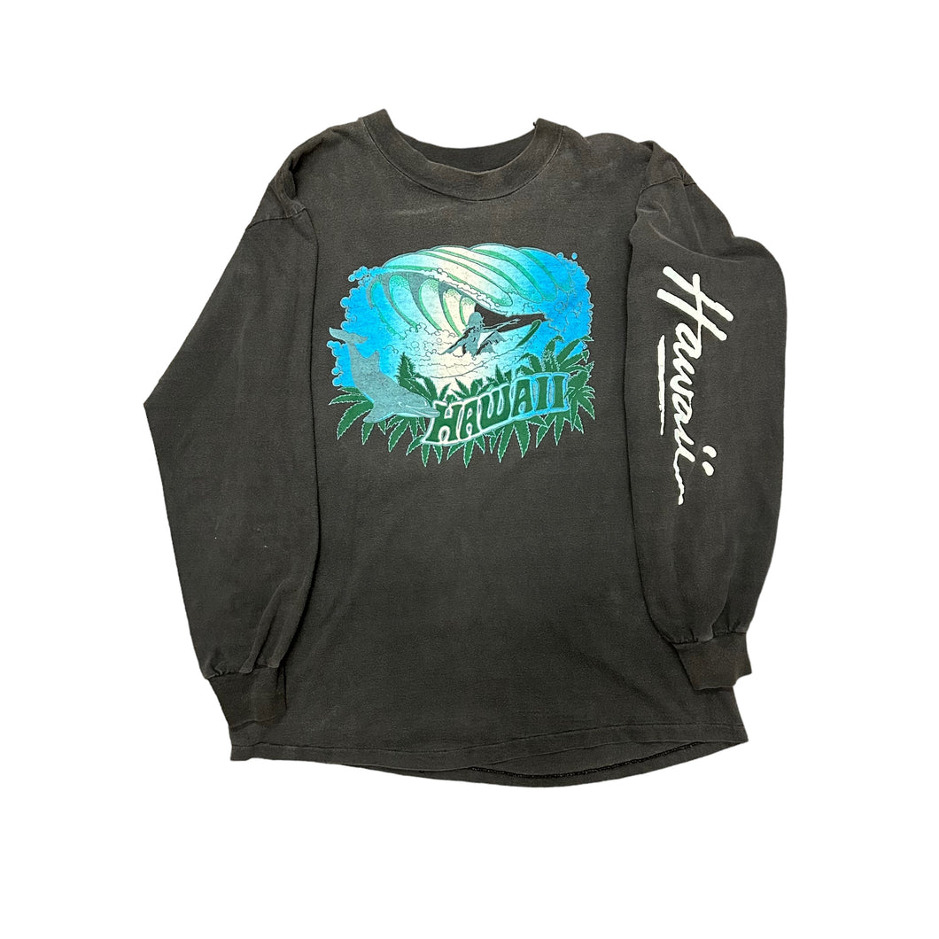 80-90's Hawaii Weed Long Sleeves Shirt