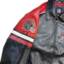 Load image into Gallery viewer, NFL Buccaneers Leather Jacket
