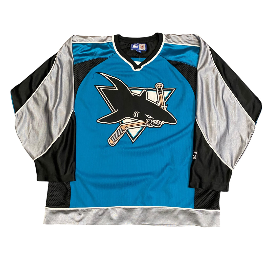 90's Starter NHL San Jose  Sharks Jersey