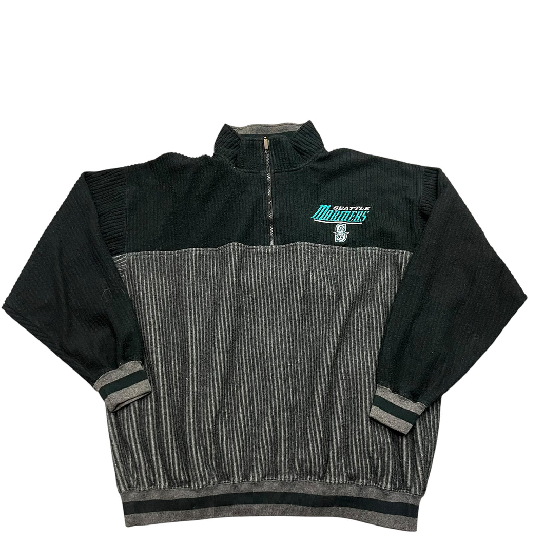 90's Lee Sports MLB Seattle Mariners Corduroy Pull Over