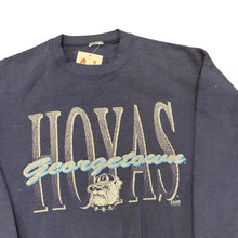 Load image into Gallery viewer, 90’s Georgetown Hoyas Faded Crewneck
