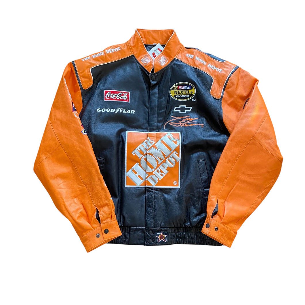 90’s Tony Stewart NASCAR Jeff Hamilton Leather Jacket