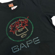 Load image into Gallery viewer, 2000’s Bape Rhinestone T-Shirt
