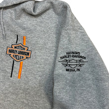 Load image into Gallery viewer, 90’s Harley Davidson Zip Up Hoodie

