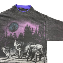 Load image into Gallery viewer, 90s Nature Wolf AOP T-shirt
