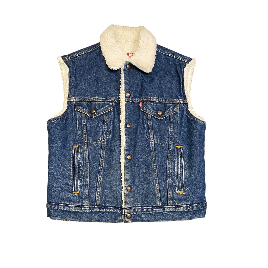 1980’s Levis Denim Sherpa Vest